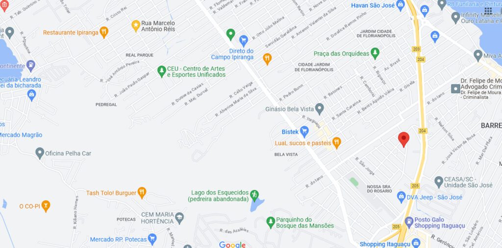 imagem google maps - localização edificio tremont